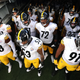 Here we see the Pittsburgh Steelers, who are about to play a fully-sanctioned game of football despite multiple positive COVID tests on both sides.